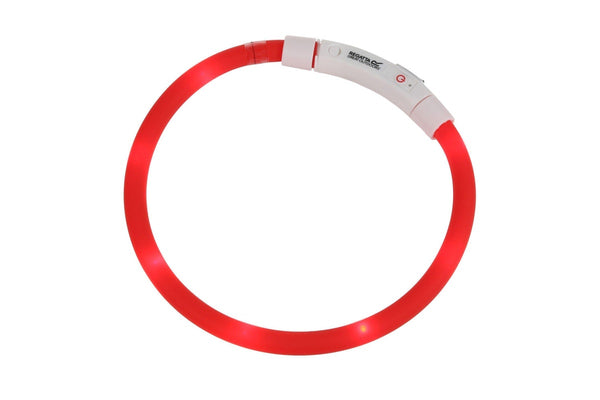 Regatta LED Dog Collar (Red) (One Size)