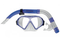 Mirage Freedom Adult Mask & Snorkel Set - Dark Blue