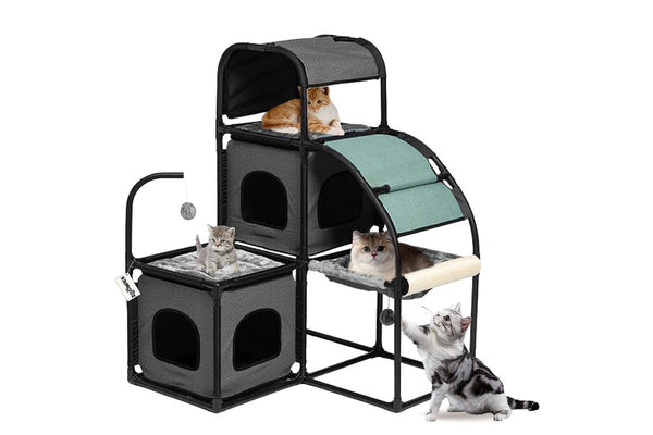 Zoomies Indoor Cat Furniture Sets