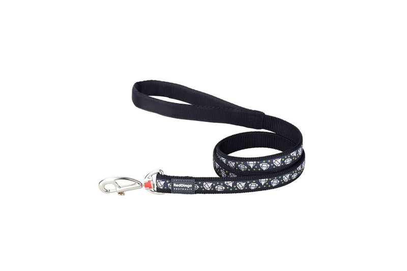 Dog Lead By Red Dingo Diamond 1 M Black 1 x 120 cm