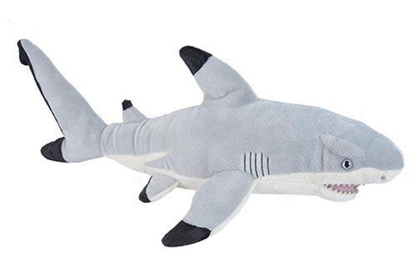 Wild Republic: Black Tipped Shark - 15" Cuddlekins Plush