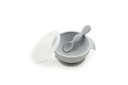 Bumkins: First Feeding Set - Grey