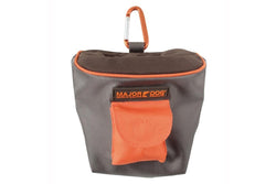 Major Dog Snack Treat Bag Grey/Orange Coloured - One Size