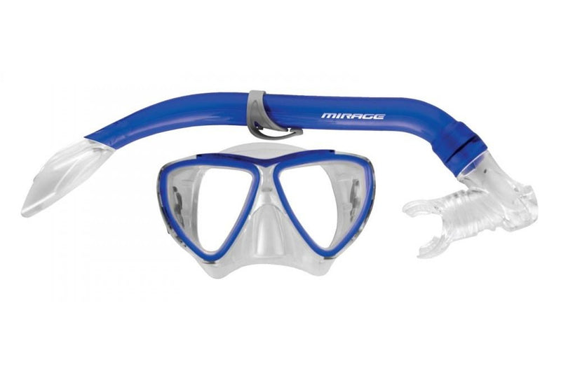 Mirage Turtle Junior Mask & Snorkel Set - Blue