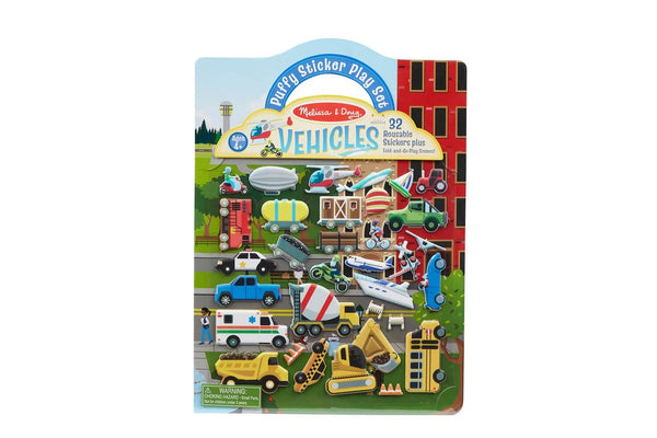 Melissa & Doug: Vehicles Puffy Stickers