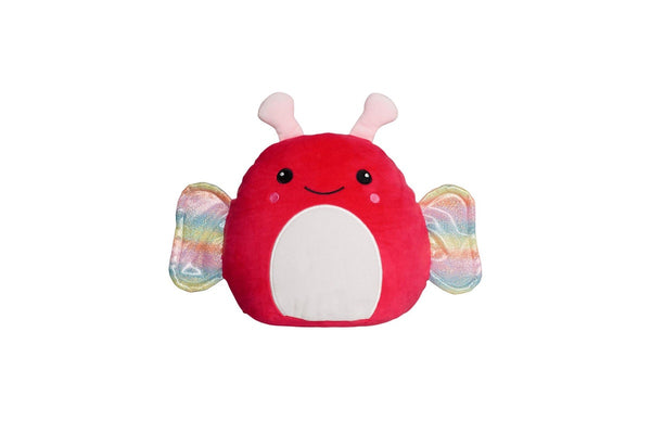 Mumbles Butterfly Plush Toy (Pink) (One Size)