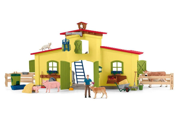 Schleich: Large Farm with Animals & Accessories