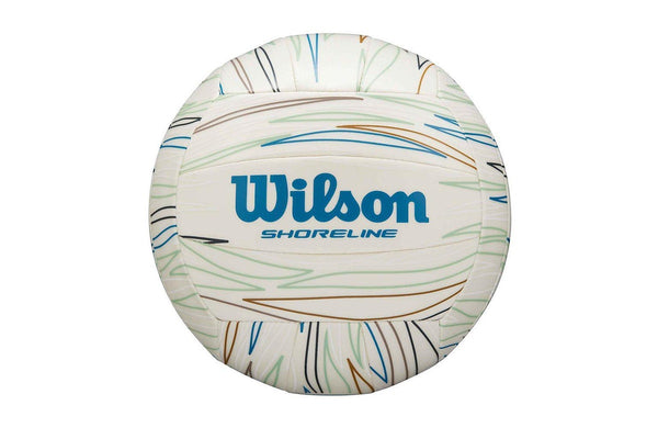 Wilson Shoreline Eco Friendly Volleyball (White/Blue) (One Size)