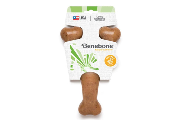 Benebone: Wishbone Chicken Dog Toy - Large