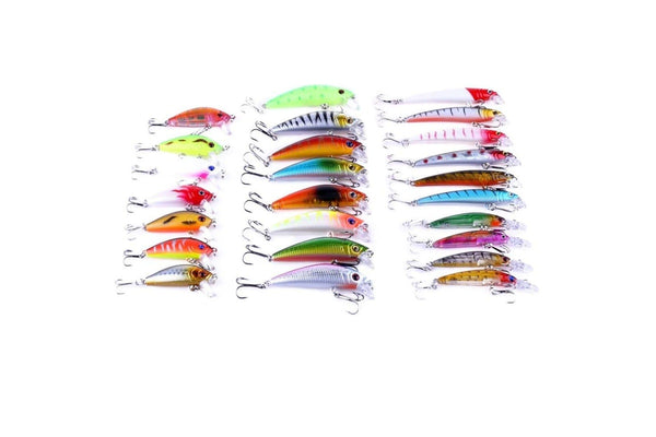 26 Piece Minnow Fishing Lure Set 4 Models