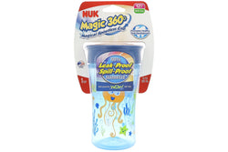 NUK Magic 360 Magical Spoutless Cup Spill Proof BPA Free & Dishwasher Safe - 12+ Months Boys 300ml