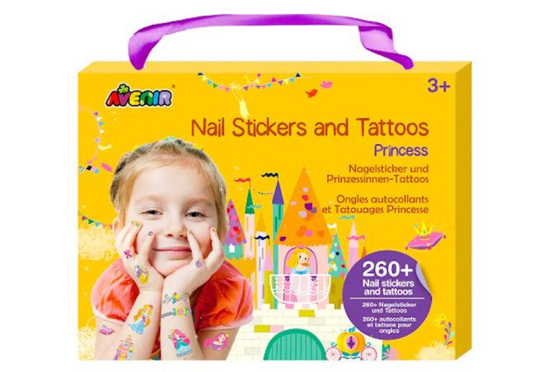 Avenir: Nail Stickers & Tattoos Set - Princess