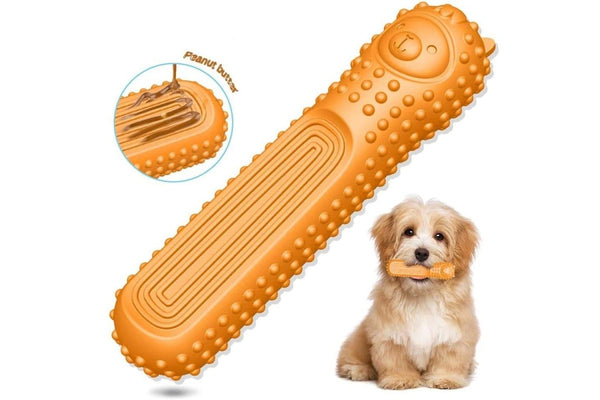 Non-toxic Rubber Teeth Cleaning Alpaca Shaped Chew Stick Toy For Medium Small Dog