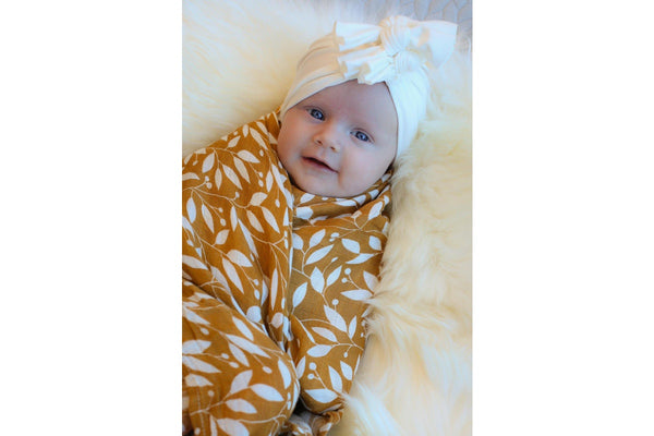 Snazzi Pants: Swaddle - Autumn Leaves (120x120cm)