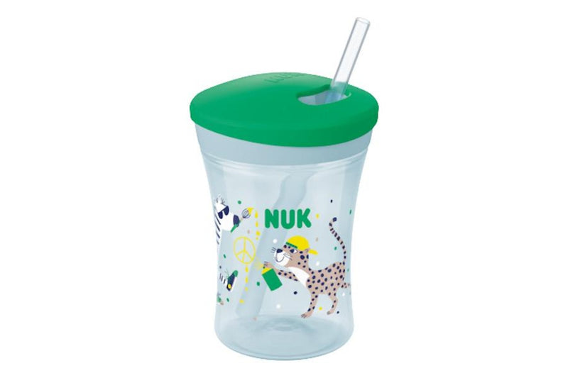 NUK: Evolution Action Cup - Green (230ml)