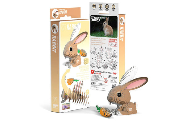 Eugy: Rabbit - 3D Cardboard Model