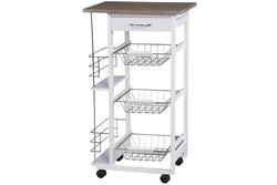 Fraser Country 4-Tier Kitchen Trolley