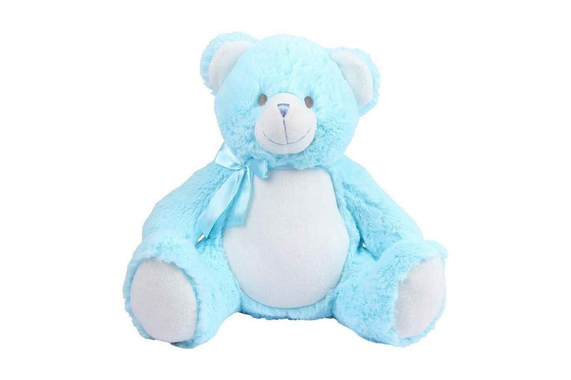 Mumbles Bear Plush Toy (Blue) (One Size)