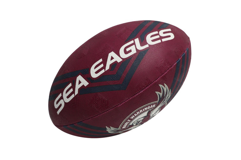 Steeden: NRL Manly Warringah Sea Eagles Supporter Ball - Size 5