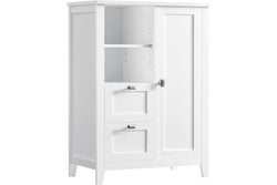 Vasagle Soglio Freestanding Bathroom Cabinet with Open Compartment & 2 Drawers