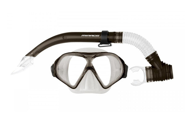 Mirage Tropic Adult Mask & Snorkel Set - Smoke