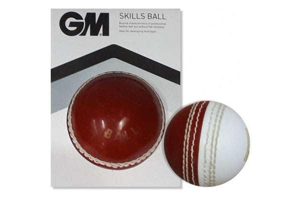 Gunn And Moore Childrens/Kids Skills Cricket Ball (Red/White) (One Size)