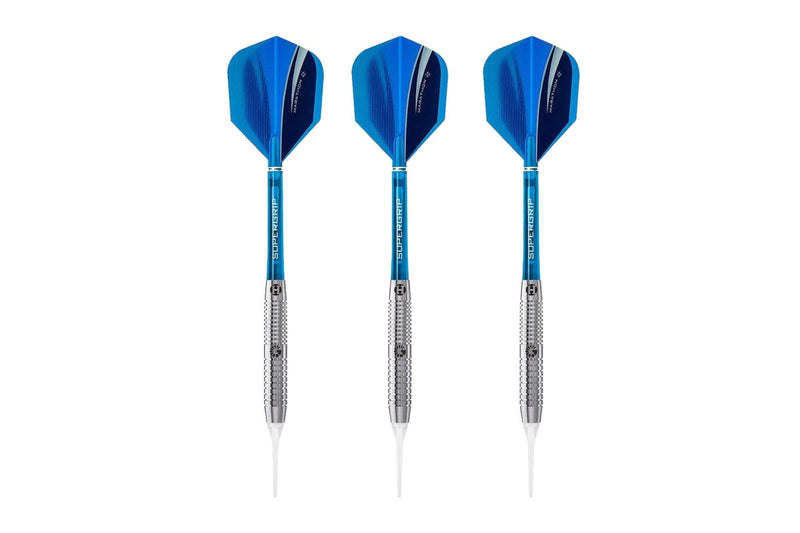 Harrows Genesis Tungsten Darts (Pack Of 3) (Silver/Blue) (26g)