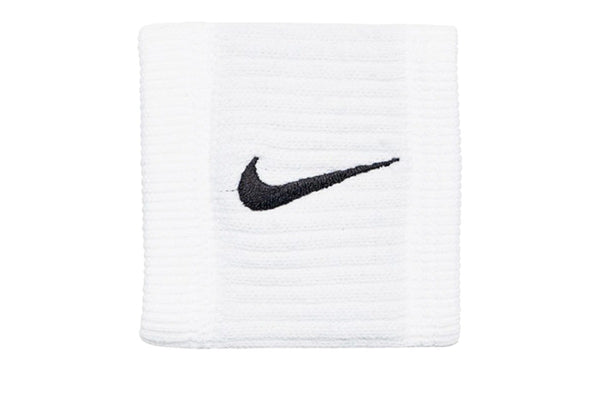 Nike Dri-FIT Wristband (White/Black) (One Size)