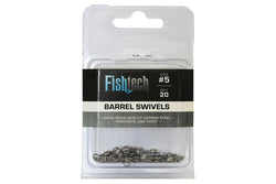 Fishtech #5 Barrel Swivels x 20