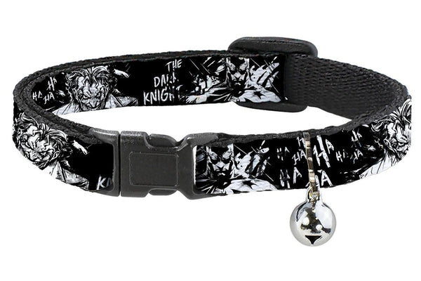 Batman: The Dark Knight And Joker - Breakaway Cat Collar With Bell