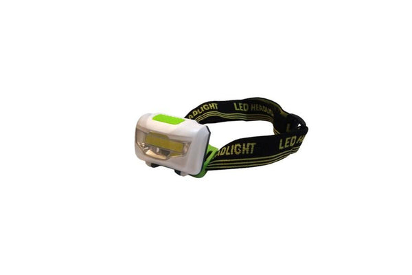 COB LED Headlight Headlamp Head Light Operated Outdoor 4 functions 200lm