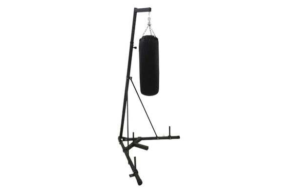 Single Heavy Duty Adjustable Height Stand with Punching Boxing Bag