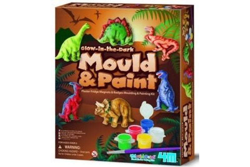 4M: Mould & Paint Kits Dinosaur Glow