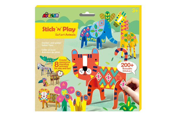 Avenir: Stick 'N' Play Set - Safari Animals