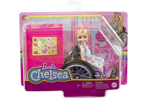 Barbie: Chelsea Wheelchair Doll - Blonde
