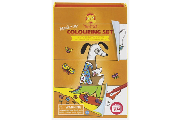 Tiger Tribe: Mash-Up Colouring Set - Animal Mix & Match