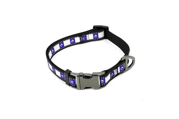 NRL Melbourne Storm Merch Pet Dog Reflective Adjustable Collar Nylon 38cm-58cm