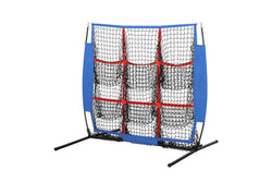 Everfit Football Net Baseball Pitching Soccer Goal Training Aid 9 Target Zone - One Size