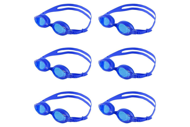 6x Arena Junior X-Lite Adjustable Swimming Goggles Silicone Kids 2-5y Blue