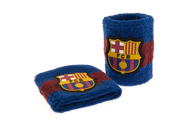 FC Barcelona Wristband (Pack of 2) (Blue/Red) (One Size)