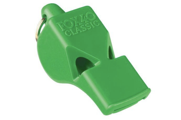 Fox 40 Classic 3 Chamber Whistle Soccer Football Netball Sports Basketball - Green