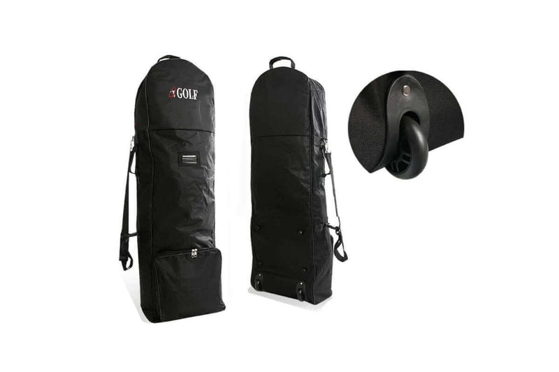 Golf Travel Bag with Wheels Black