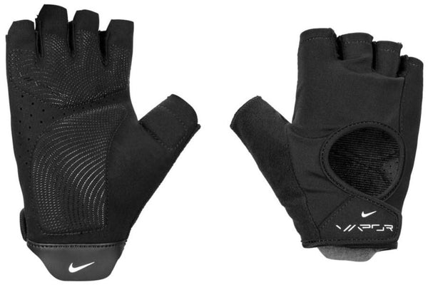 Nike Women's Vapor Elite Fingerless Gloves - Black / White - L