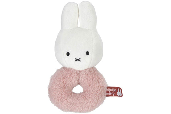 Miffy: Fluffy Ring Rattle - Pink