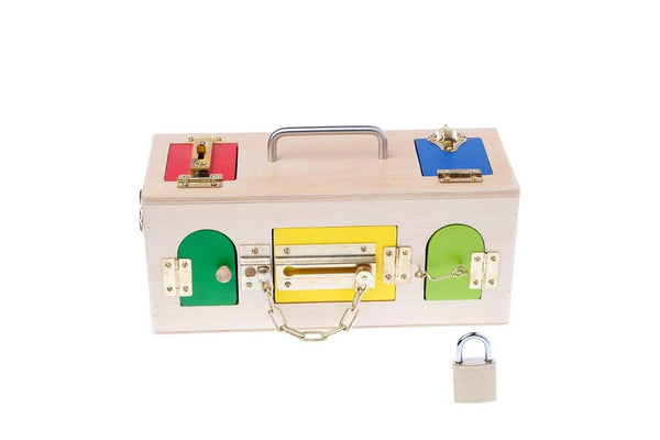 KidsPlay Wooden Lockbox