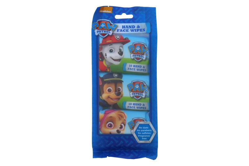 Paw Patrol Hand & Face Wipes (3 Pack)