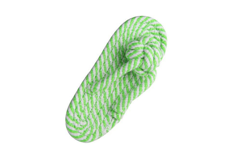 Cute Colourful Thong Cotton Rope Dog Toys - Green