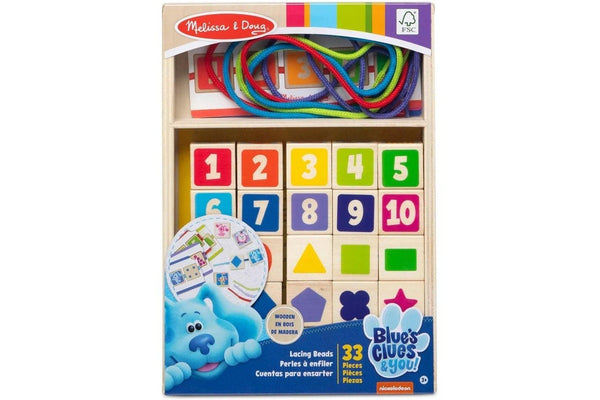 Blues Clues & You! Wooden Lacing Beads