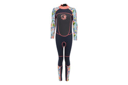 Regatta Womens/Ladies Floral 3mm Thickness Wetsuit (Navy) (10 UK - 12 UK)