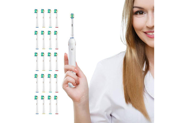 20 Pcs Replacement Electric Toothbrush Heads Compatible with Oral-B Toothbrush